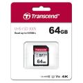 SDXC 256GB Transcend C10 U3 V30 SDC300S