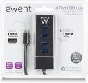 HUB USB 3.1 4 Porte Ewent EW1137 Type-C