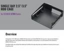 Single Bay HDD Cage for Cosmos C700P