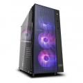 Deepcool Case DP-ATX-MATREXX55-MESH-AR-4F 4x12cm ARGB fan, vetro temperato