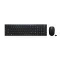 Tastiera e Mouse Wireless Black Ewent EW3110
