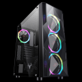 Itek Case Shake Gaming Middle Tower, USB3, 4x12cm ARGB fan, Side Panel Temp Glass