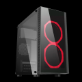Itek Case DOUCIR M2 Gaming Mini Tower, mATX, USB3, 2x12cm RGB fan (MB o telecomando) TG