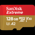 microSDXC 128GB Sandisk Extreme 160MB/s