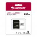 MicroSDXC 256GB Transcend C10 UHS-I U3 USD300S